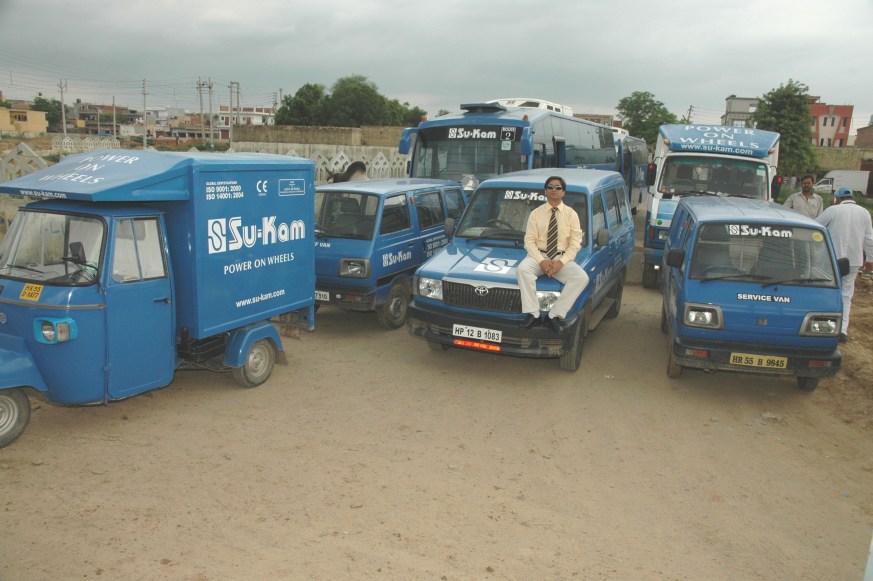Su-Kam service van providing after-sales support
